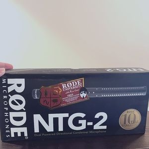 RODE NTG-2 DIRECTIONAL MICROPHONE